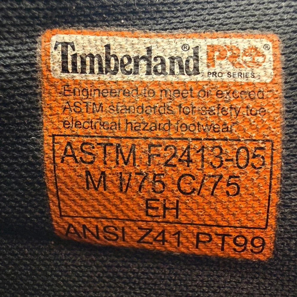 Timberland PRO Steel Toe Work Boots Men's 14W‎ Wide ASTM EH